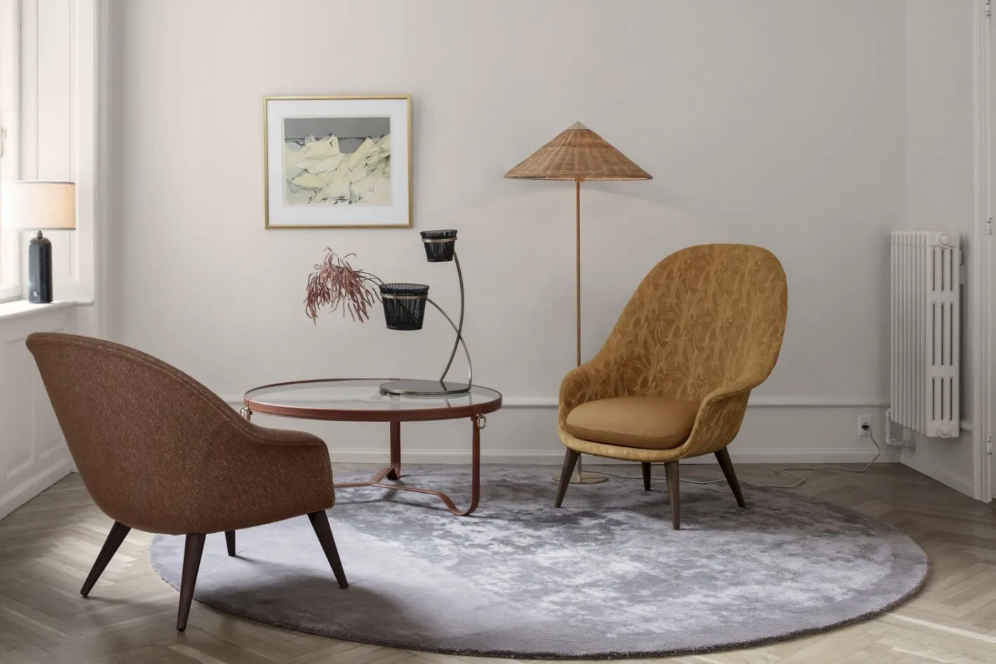 Discount GUBI 9602 Vloerlamp Naturel