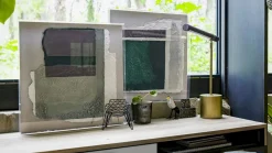 Outlet COCO maison Abstract Parchment A Wanddecoratie Groen