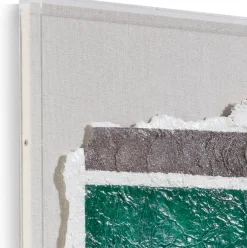 Outlet COCO maison Abstract Parchment A Wanddecoratie Groen
