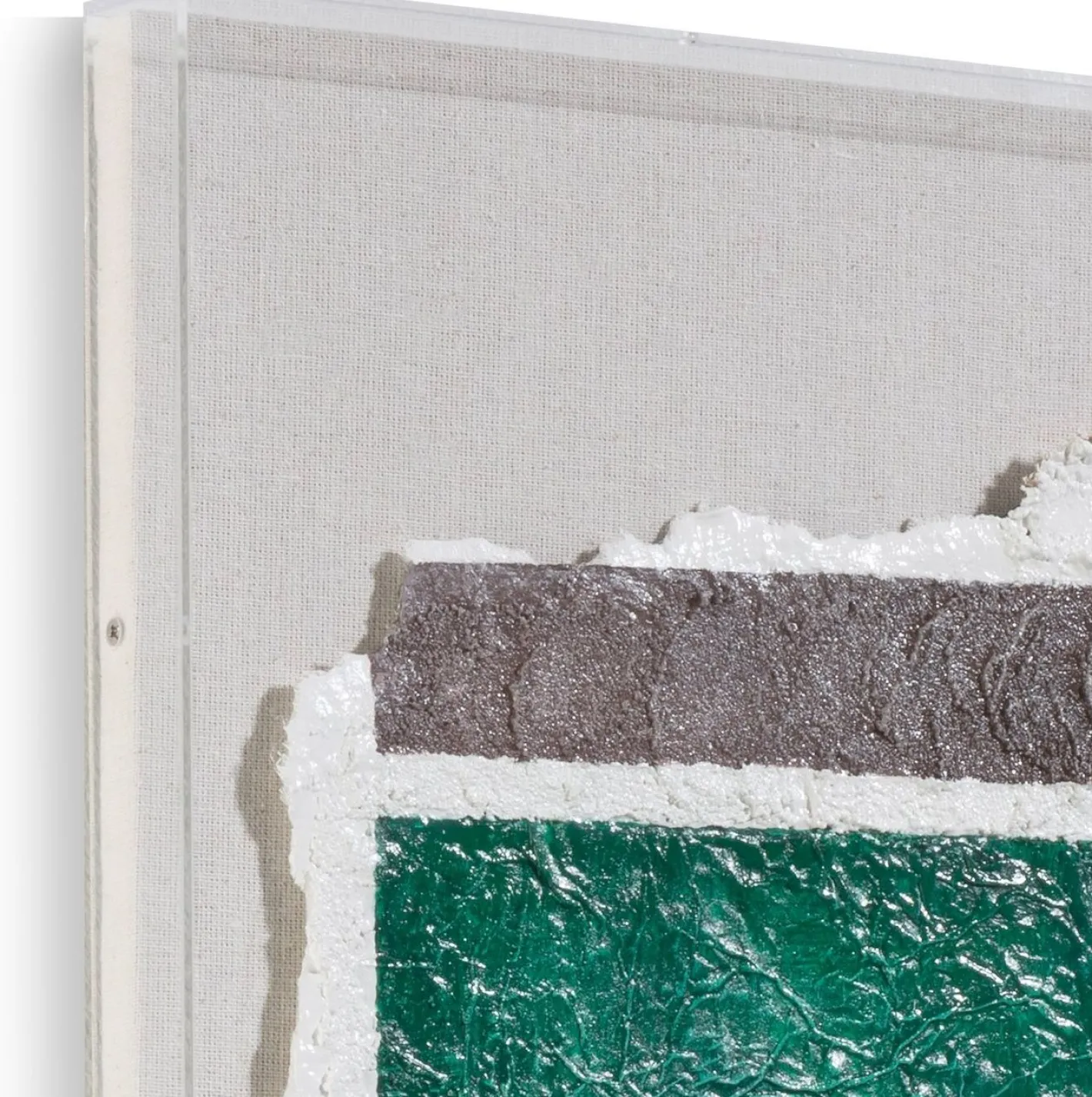 Outlet COCO maison Abstract Parchment A Wanddecoratie Groen