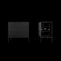 Online WOOOD Adam Ladekast Black