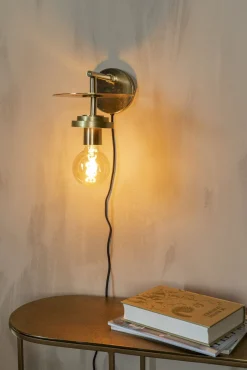 Best Dutchbone Aden Wandlamp Brass