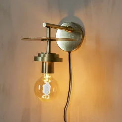 Best Dutchbone Aden Wandlamp Brass