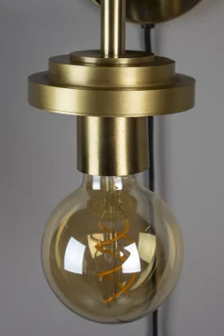 Best Dutchbone Aden Wandlamp Brass