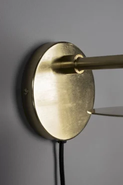 Best Dutchbone Aden Wandlamp Brass