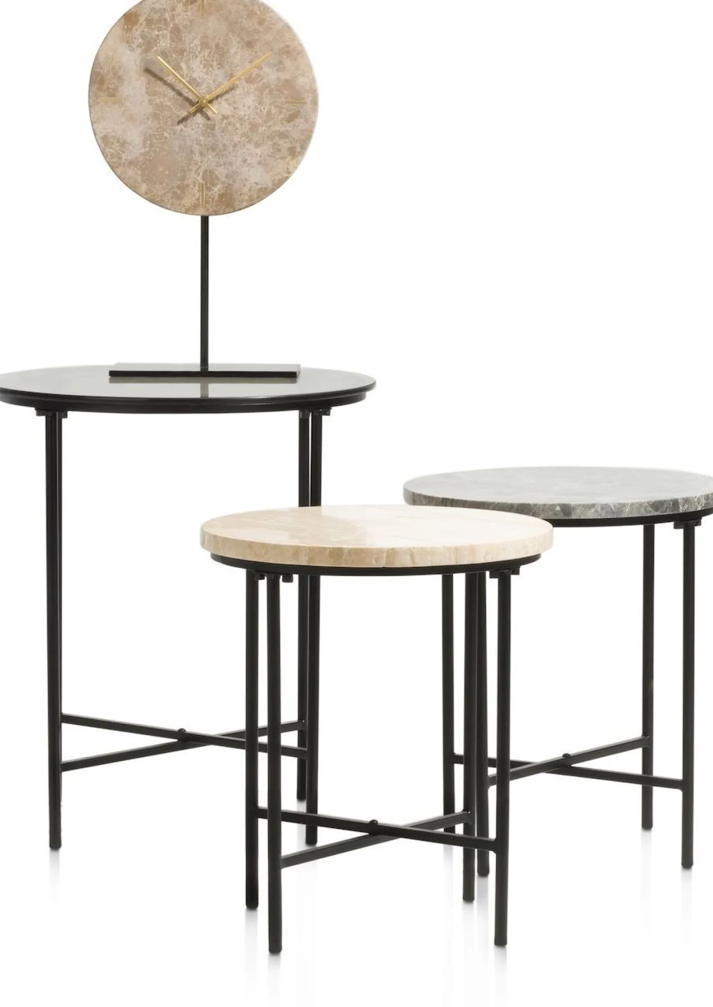 New COCO maison Adrian Bijzettafel Grijs