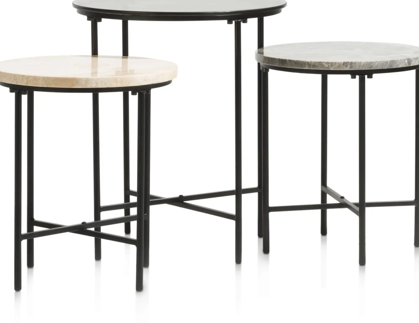 New COCO maison Adrian Bijzettafel Grijs