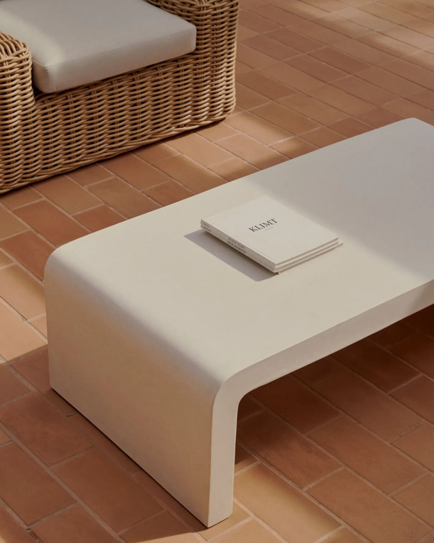 Online Kave Home Aiguablava Rechthoekige Salontafel Wit