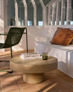 New Kave Home Aiguablava Salontafel Beige