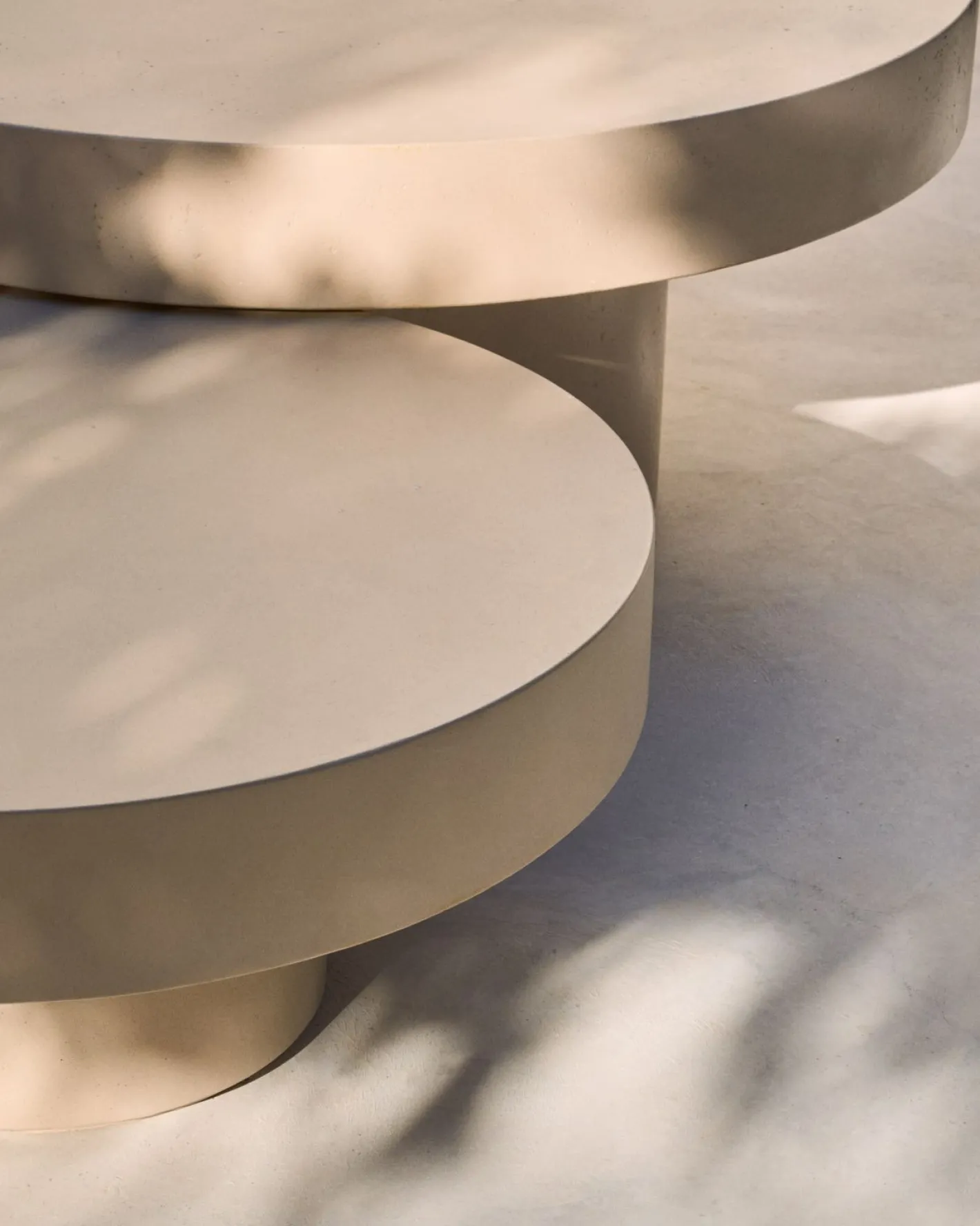 New Kave Home Aiguablava Salontafel Beige