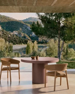 Outlet Kave Home Aiguablava Tuintafel Terracotta