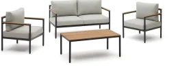 Online Kave Home Aiguafreda Loungeset Grijs