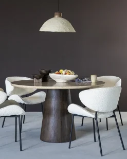 Discount Eleonora Aikin Eettafel Beige, Creme, Bruin