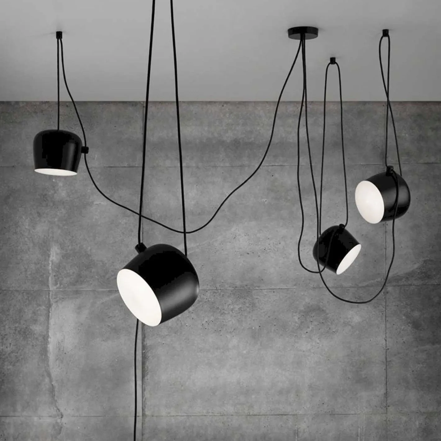 Discount Flos Aim Hanglamp zwart