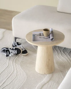 Outlet Eleonora Aime Bijzettafel Beige