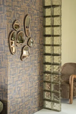 Discount By Boo Akiro Set van 3 Spiegels Naturel
