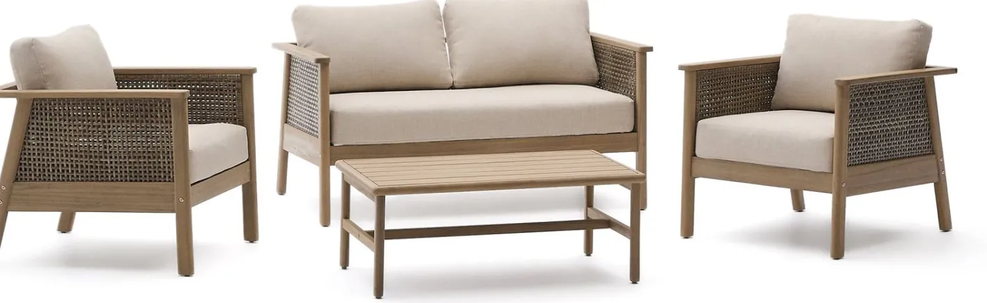 Hot Kave Home Alabe Loungeset Naturel, Beige