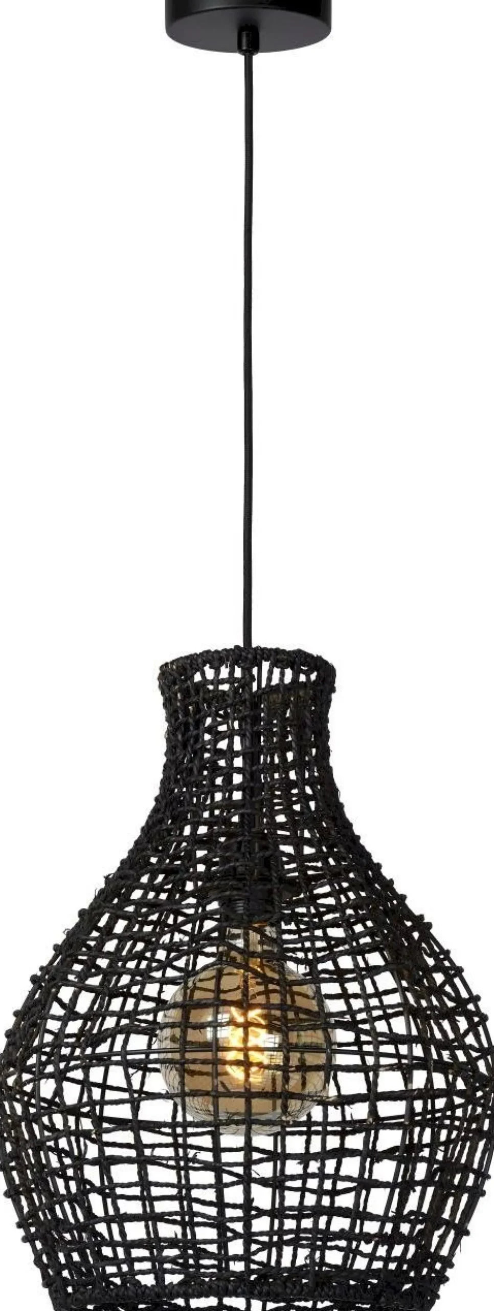 Lucide Alban Hanglamp Zwart