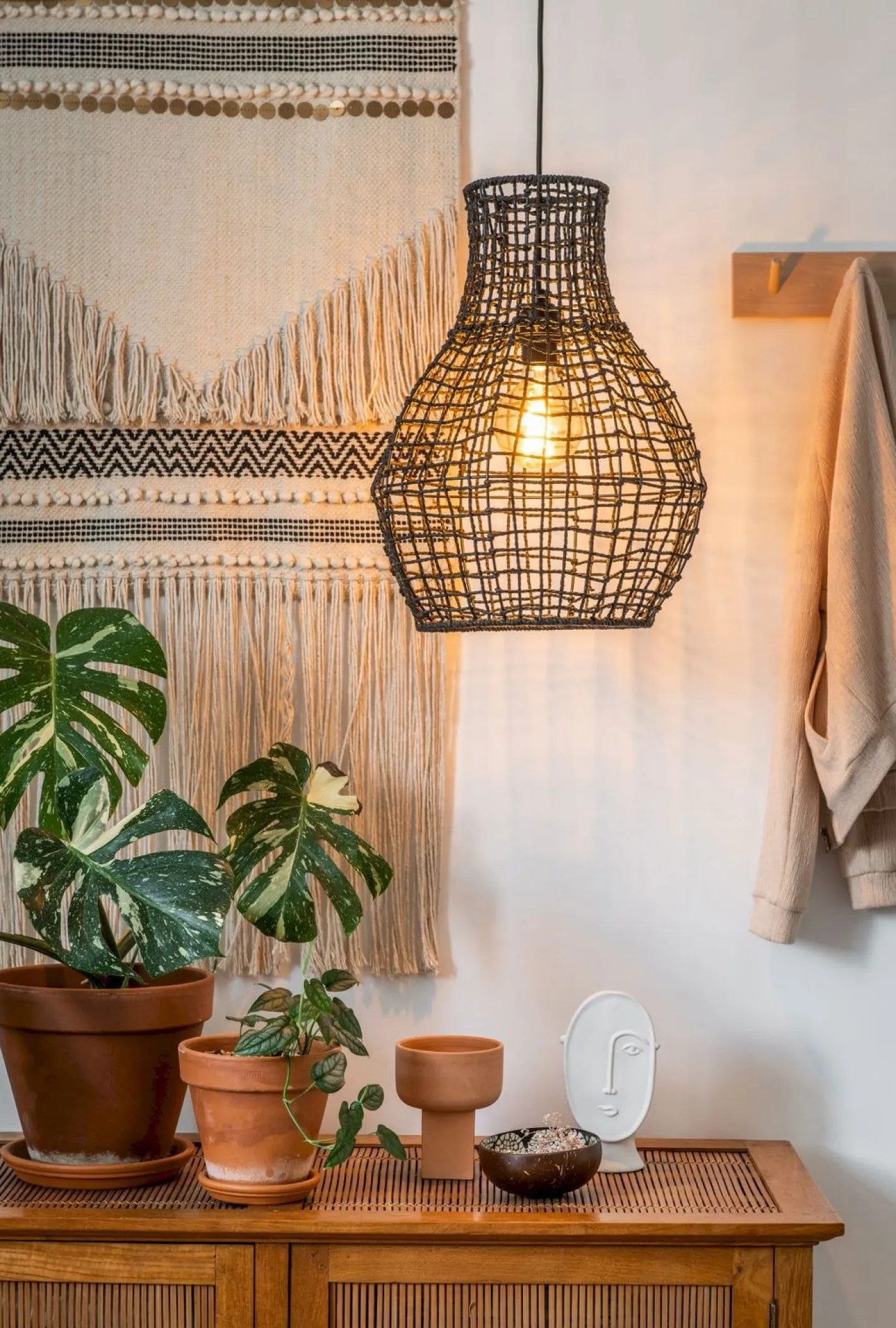 Lucide Alban Hanglamp Zwart