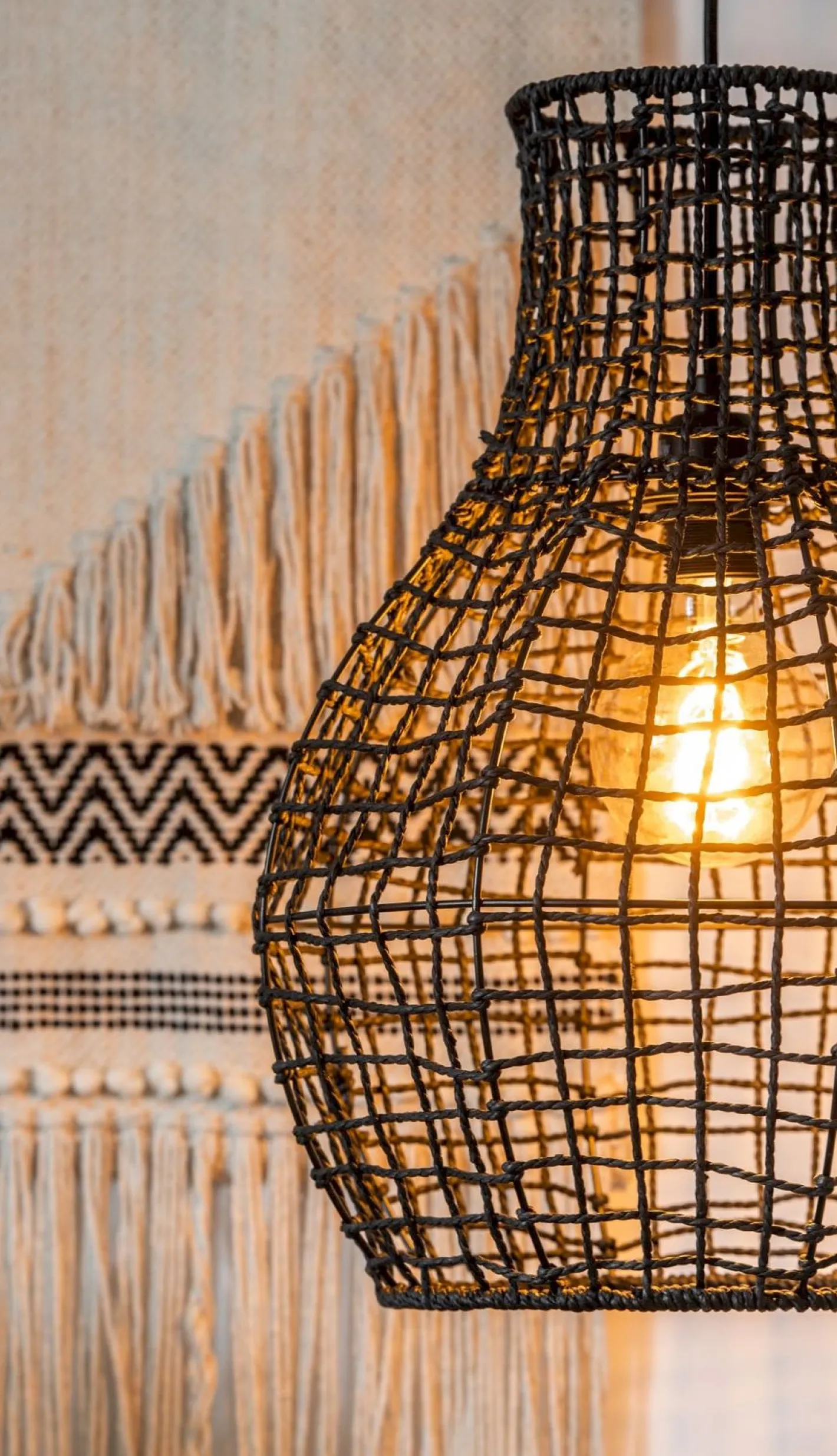 Lucide Alban Hanglamp Zwart