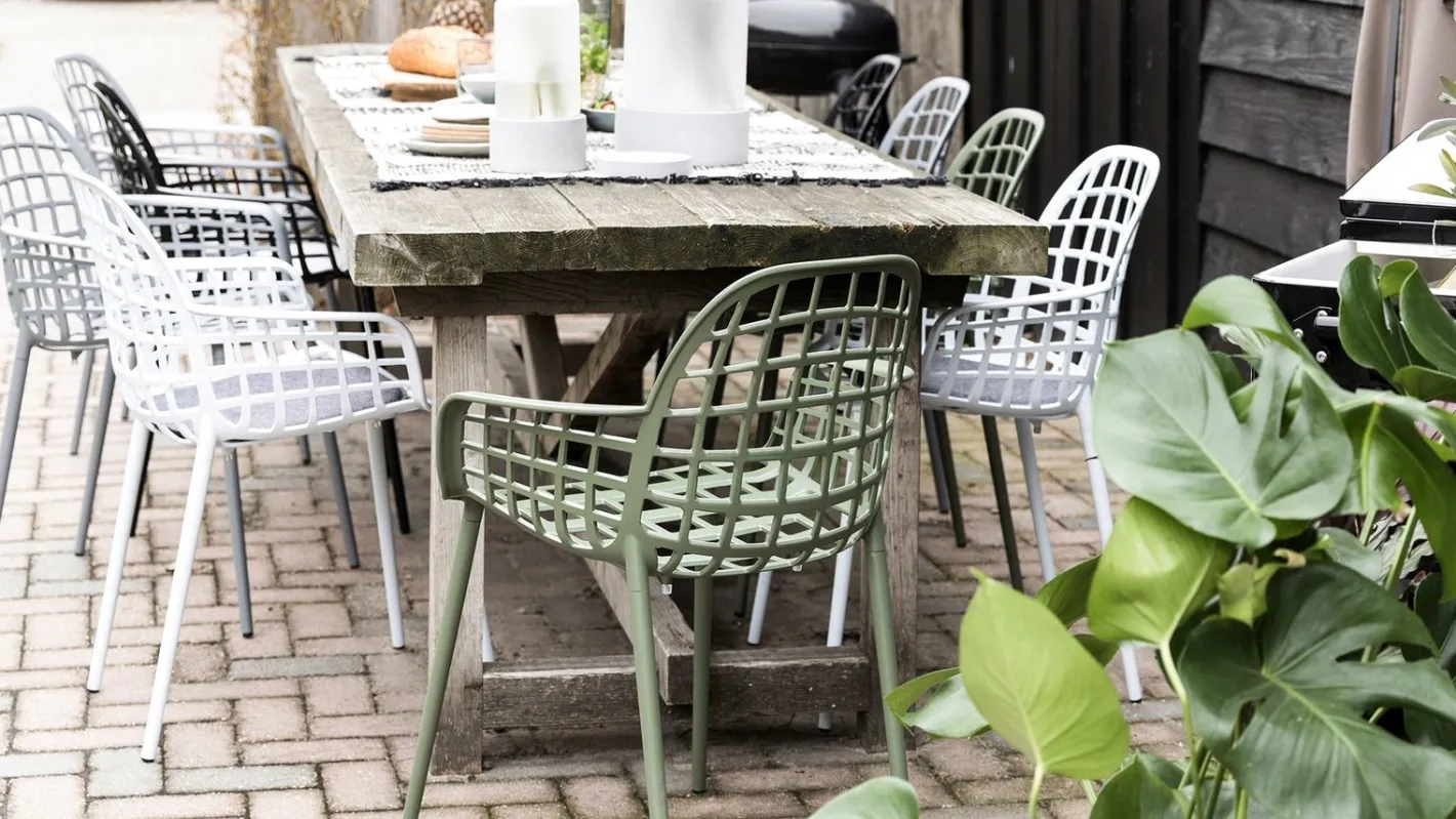 New Zuiver Albert Kuip Garden (set van 2) Eetkamerstoel Black