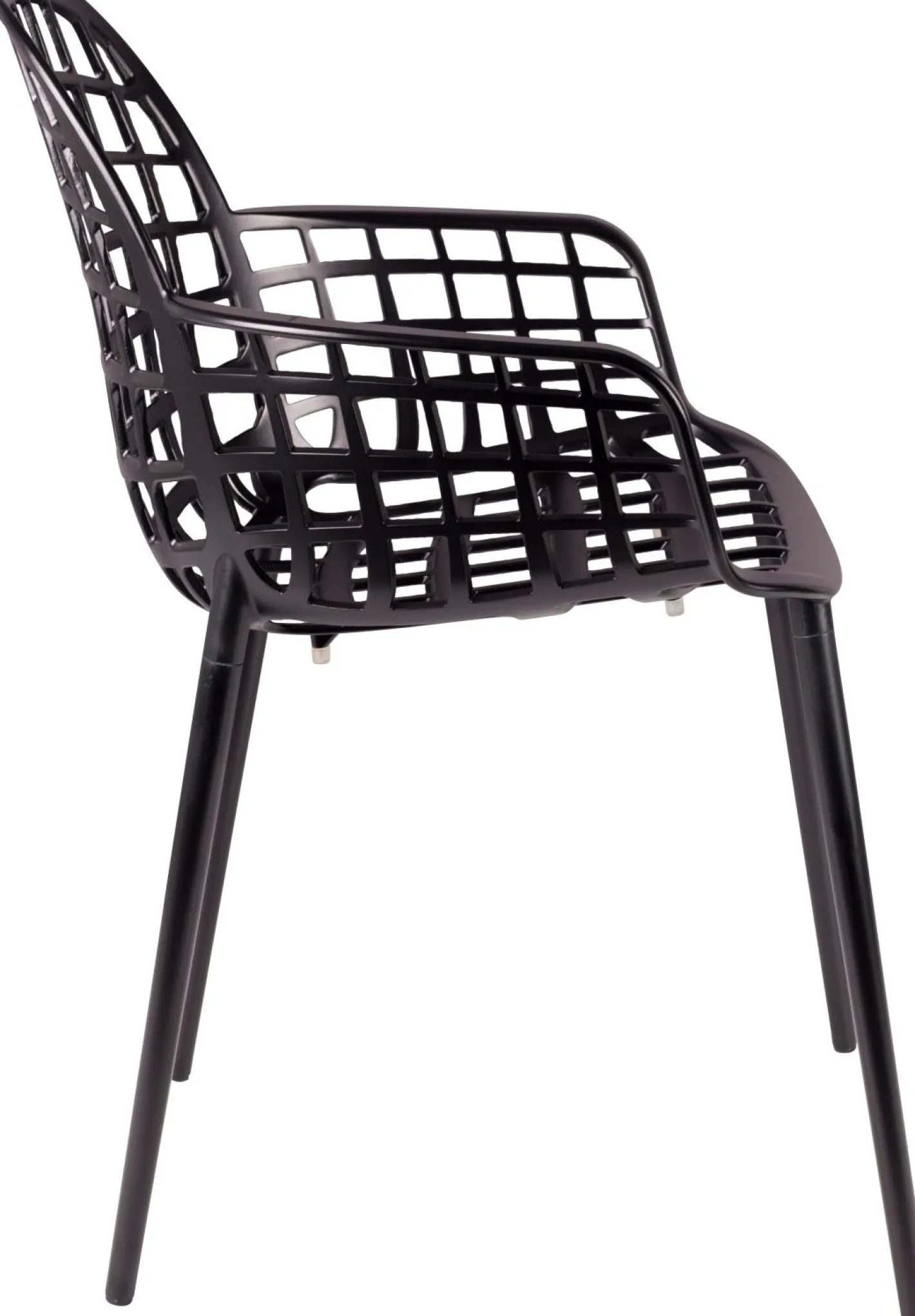 New Zuiver Albert Kuip Garden (set van 2) Eetkamerstoel Black