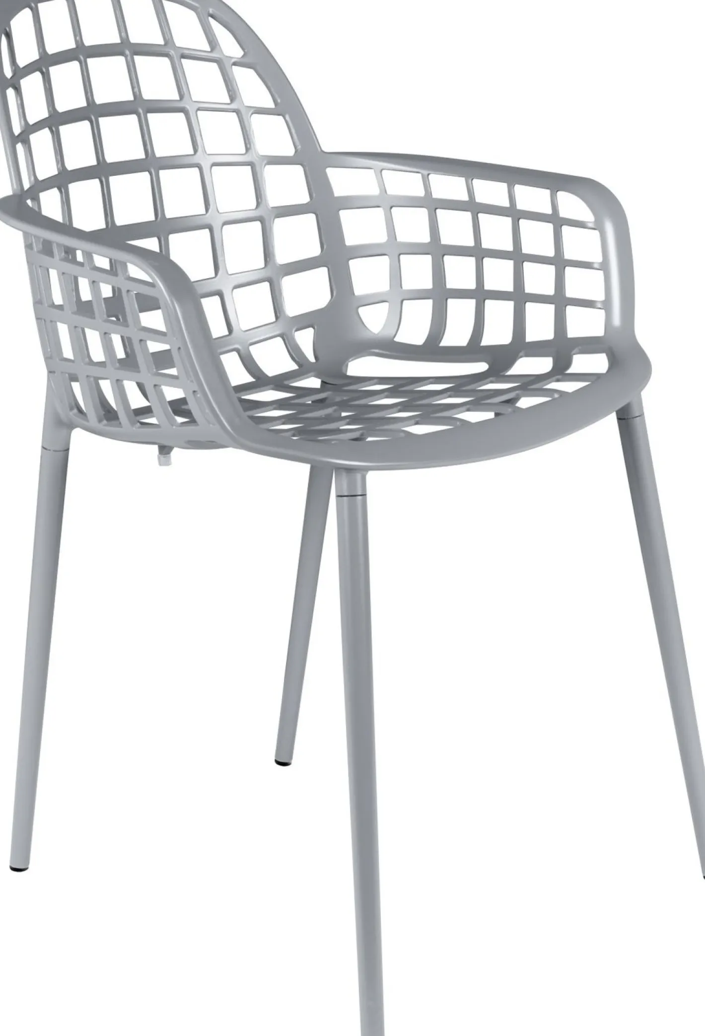 Online Zuiver Albert Kuip Garden (set van 2) Eetkamerstoel Light Grey