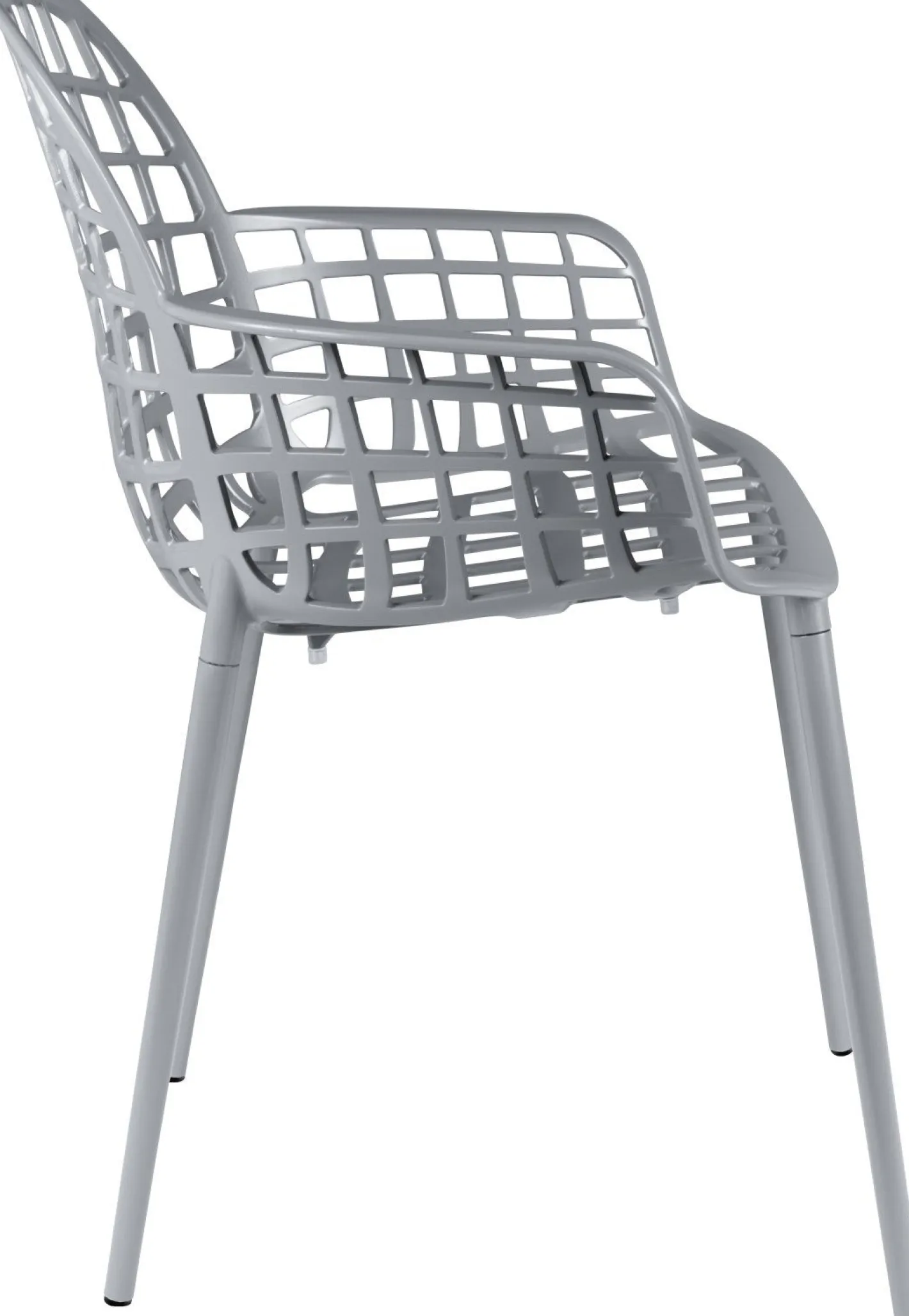 Online Zuiver Albert Kuip Garden (set van 2) Eetkamerstoel Light Grey