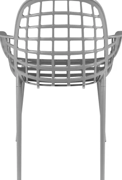 Online Zuiver Albert Kuip Garden (set van 2) Eetkamerstoel Light Grey