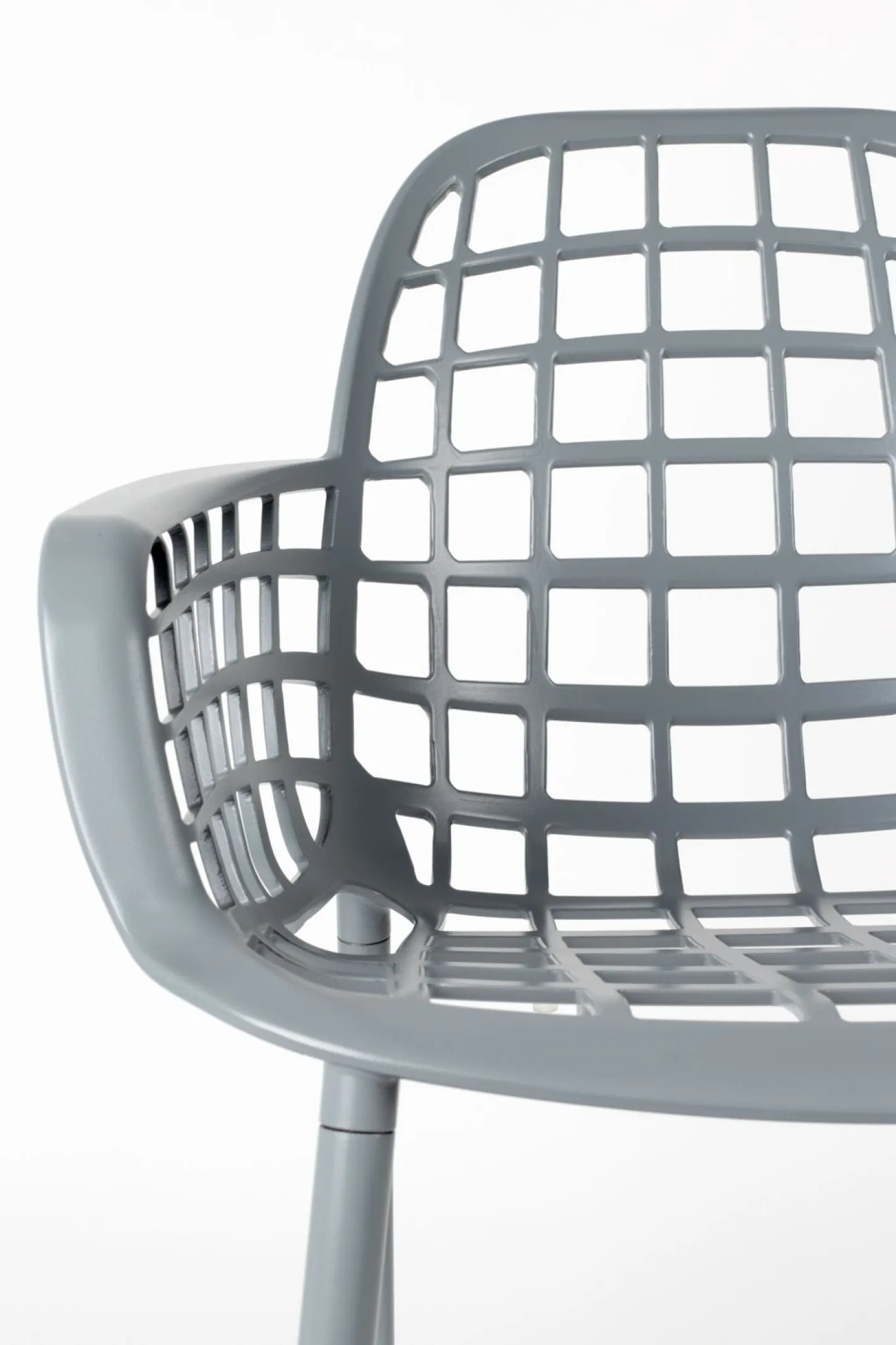 Online Zuiver Albert Kuip Garden (set van 2) Eetkamerstoel Light Grey