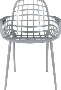 Online Zuiver Albert Kuip Garden (set van 2) Eetkamerstoel Light Grey
