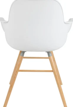 Outlet Zuiver Albert Kuip (set van 2) Armstoel White