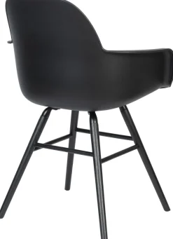 Best Zuiver Albert Kuip (set van 2) Armstoel Zwart