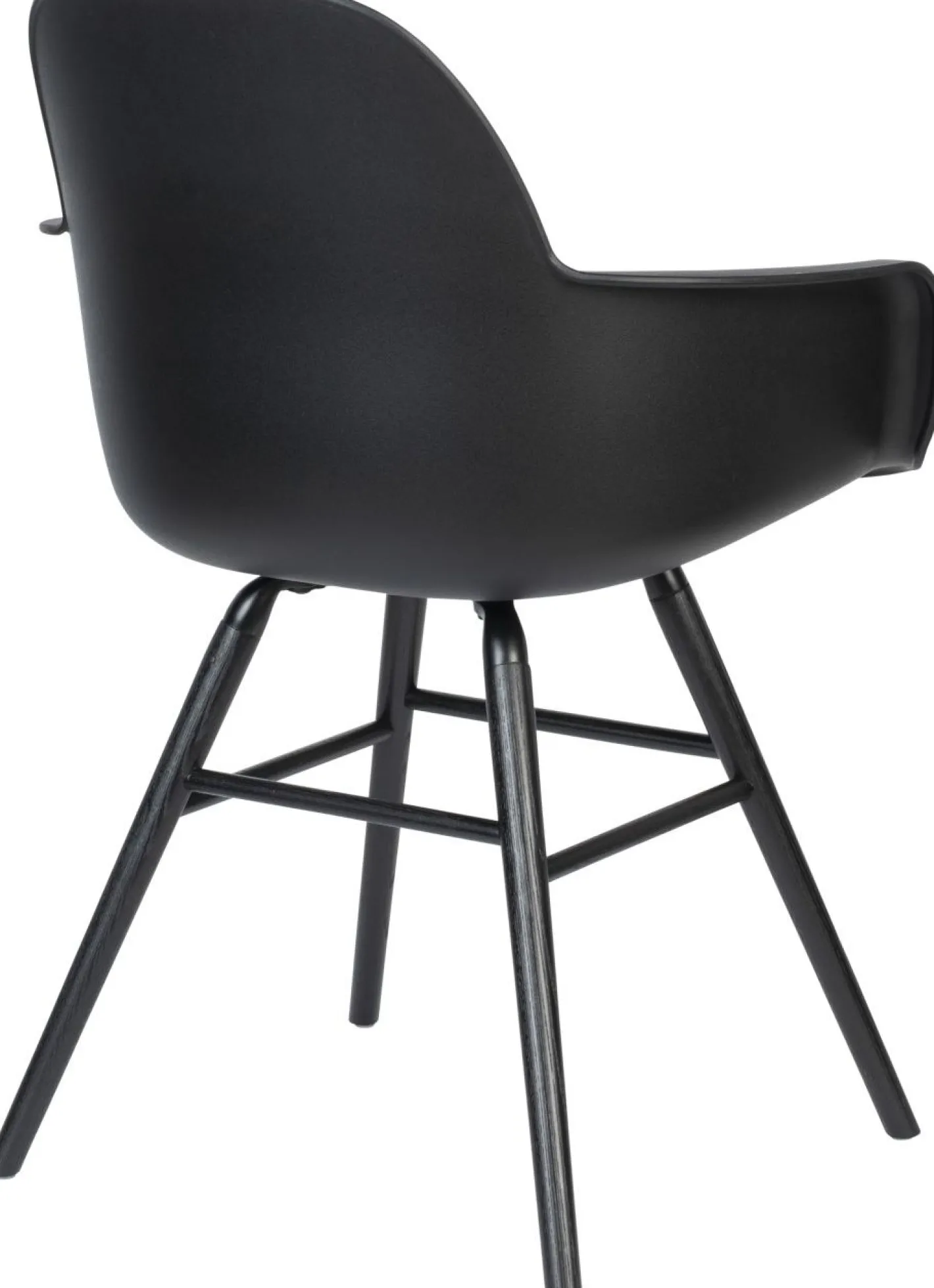 Best Zuiver Albert Kuip (set van 2) Armstoel Zwart