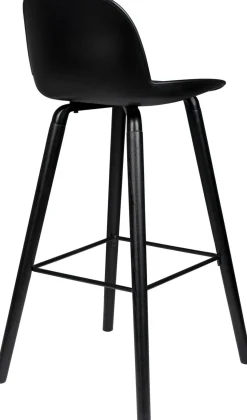 Outlet Zuiver Albert Kuip (set van 2) Barkruk Zwart