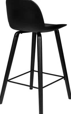 Outlet Zuiver Albert Kuip (set van 2) Counter Stoel Zwart