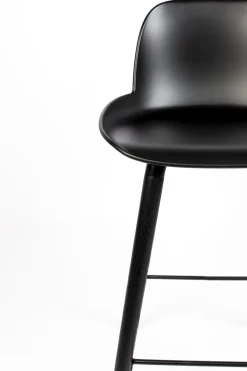 Outlet Zuiver Albert Kuip (set van 2) Counter Stoel Zwart