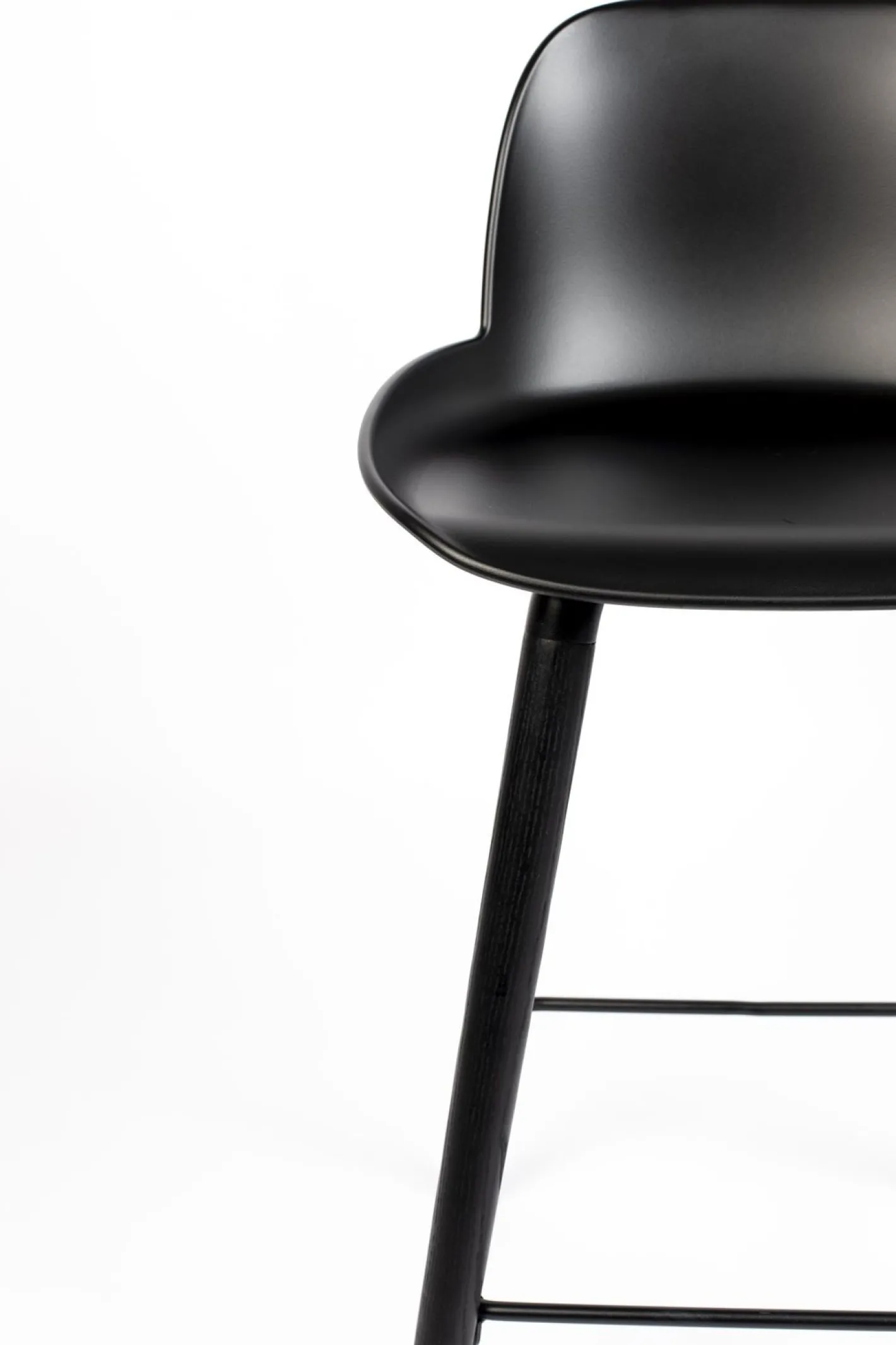 Outlet Zuiver Albert Kuip (set van 2) Counter Stoel Zwart