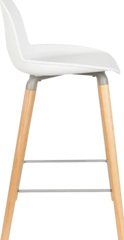 Best Zuiver Albert Kuip (set van 2) Counter stoel White