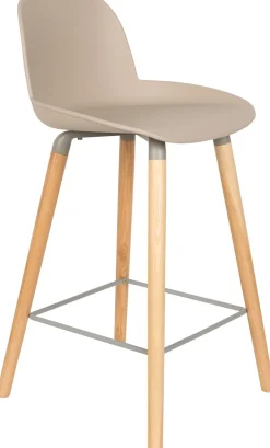 Zuiver Albert Kuip (set van 2) Counter stoel taupe