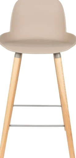 Zuiver Albert Kuip (set van 2) Counter stoel taupe