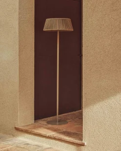 New Kave Home Aldet Vloerlamp Beige