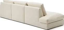New Kave Home Alea 5-Zits Hoekbank Ecru