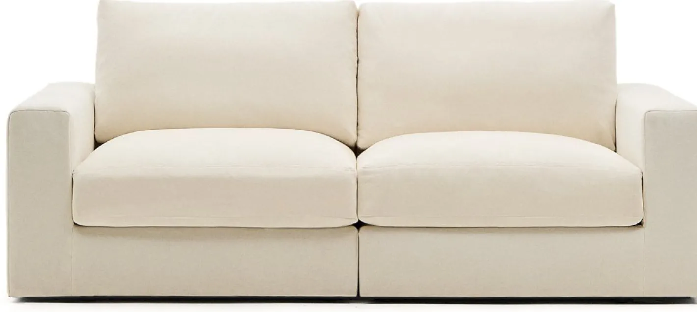 New Kave Home Alea 3-Zitsbank Ecru