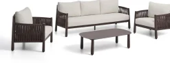Discount Kave Home Aleria Loungeset Bruin