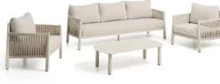 New Kave Home Aleria Loungeset Beige