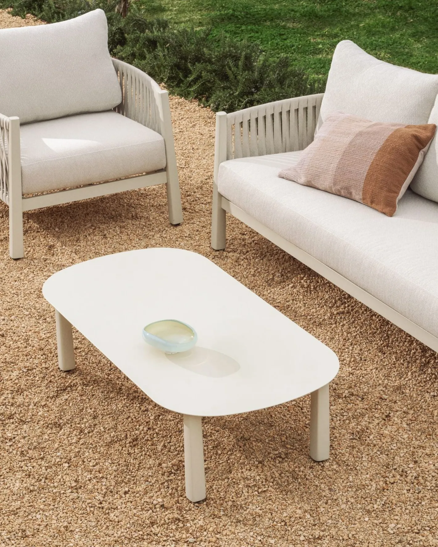 New Kave Home Aleria Loungeset Beige