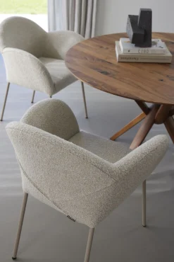 Discount LABEL Vandenberg Aletta Eetkamerstoel Beige