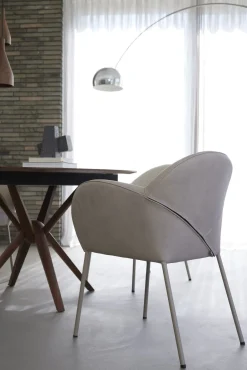 Discount LABEL Vandenberg Aletta Eetkamerstoel Beige