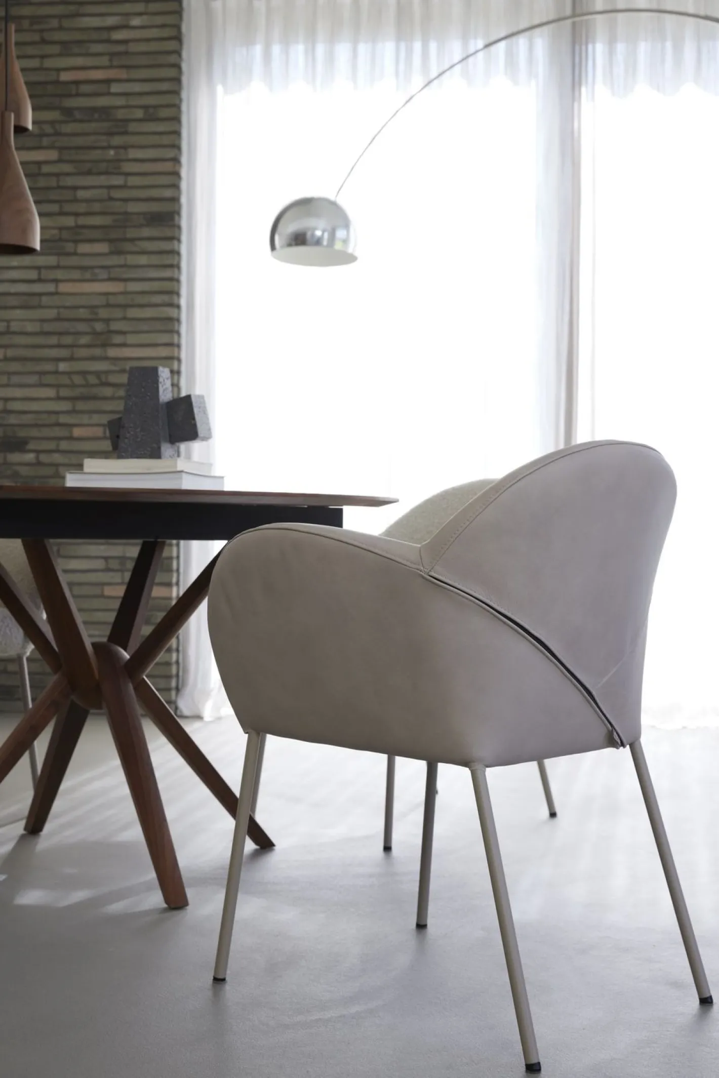 Discount LABEL Vandenberg Aletta Eetkamerstoel Beige